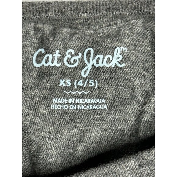 Lot Of 3 Little Girls Tops 2 Tees And 1 Sweatshirt Size XS 4/5 New With Tags - Picture 8 of 15